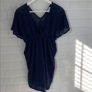 Navy blue Jordan Taylor cover up